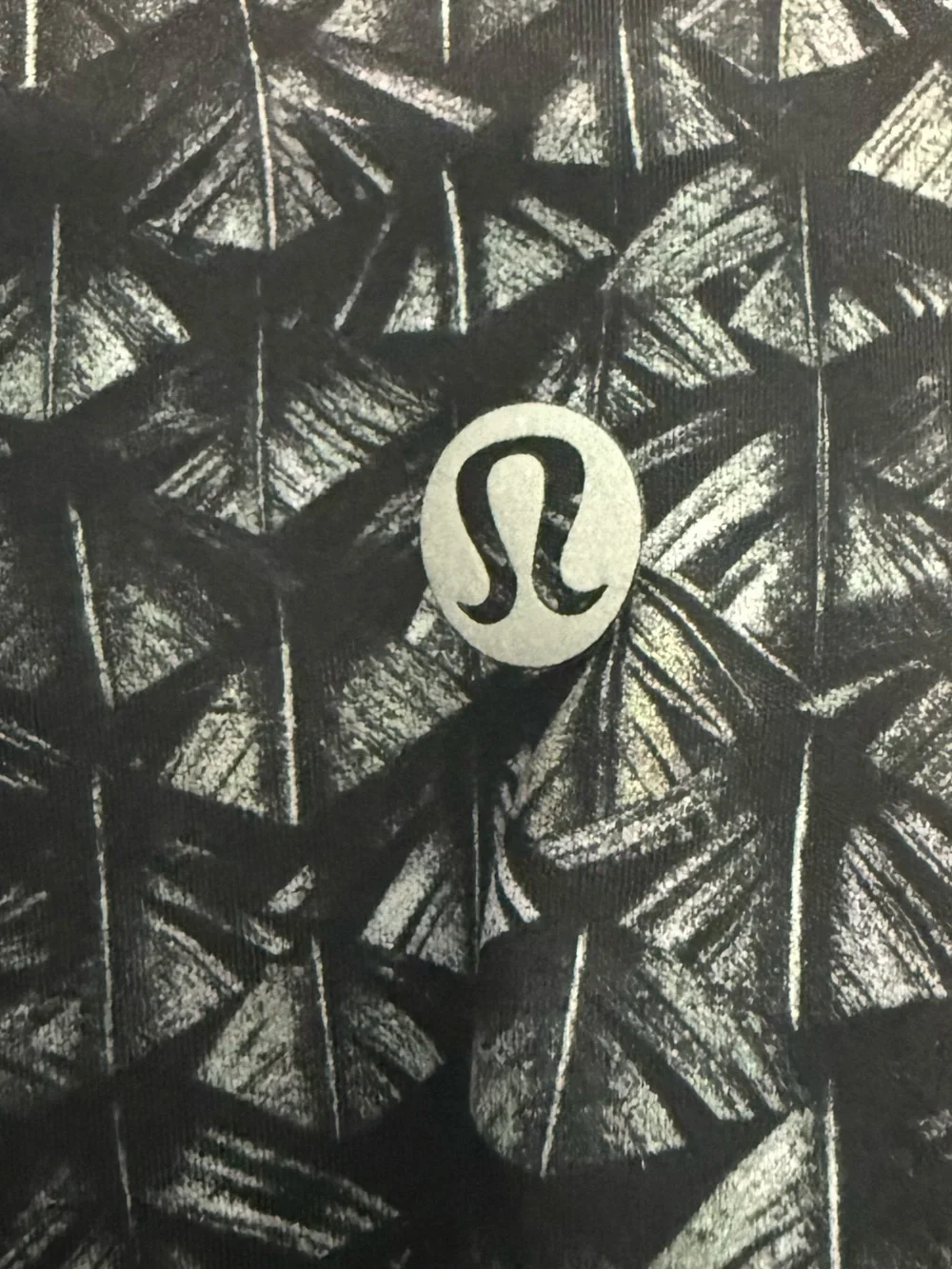 Lululemon women Black Geo Print High-Rise Leggings Size 6